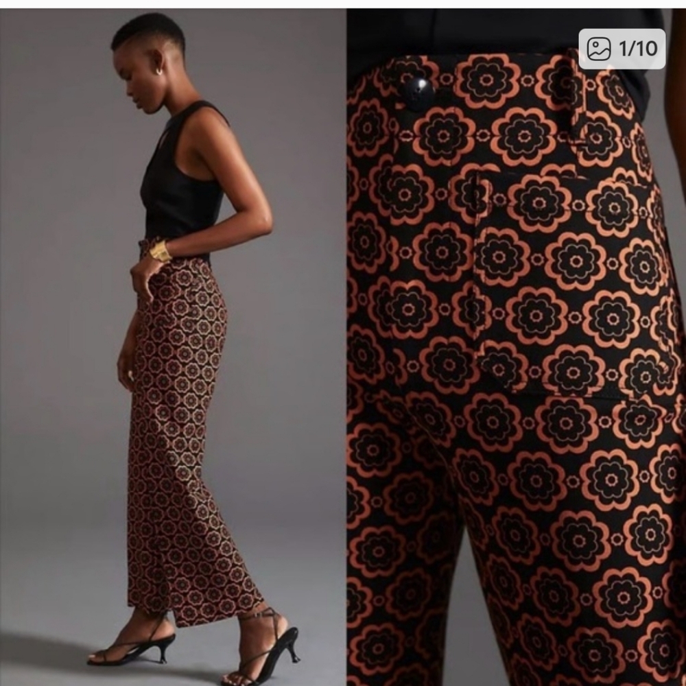 Anthropologie Maeve Collete Crop Pant - Picture 2 of 8